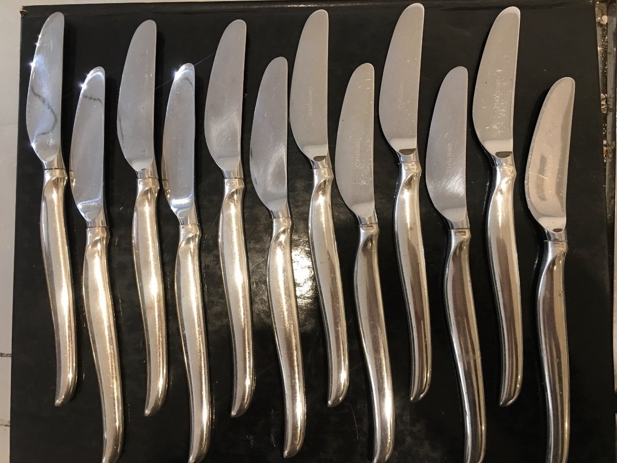 Tapio Wirrkala Cutlery Set For Christofle 48 Pieces -photo-3