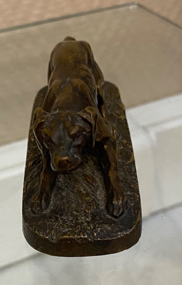 Chien De Chasse Par Pierre-jules Mène (1810-1879)