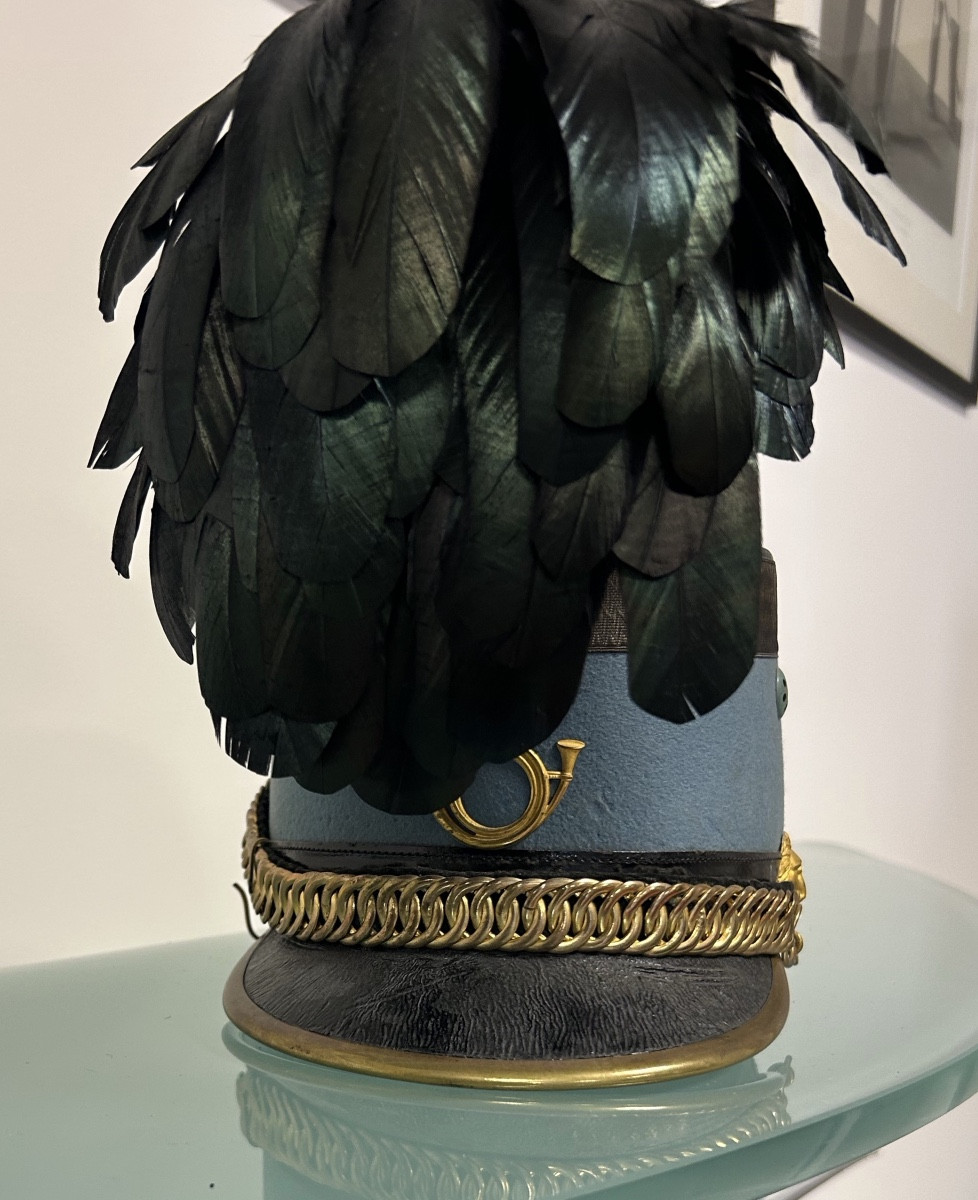 Shako D.officier De Chasseurs à Cheval Modèle 1874