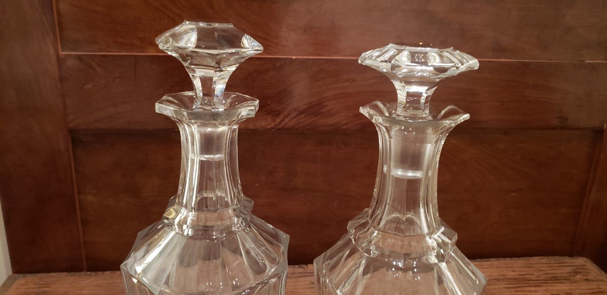 Carafes à vin en cristal (2)  /  Baccarat  / pas de marque -photo-1