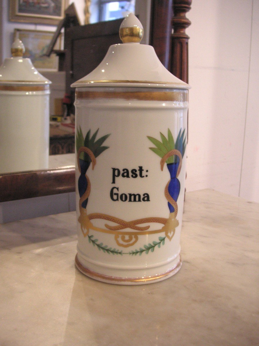 Pharmacy Jar / Limoges 1950s-photo-2