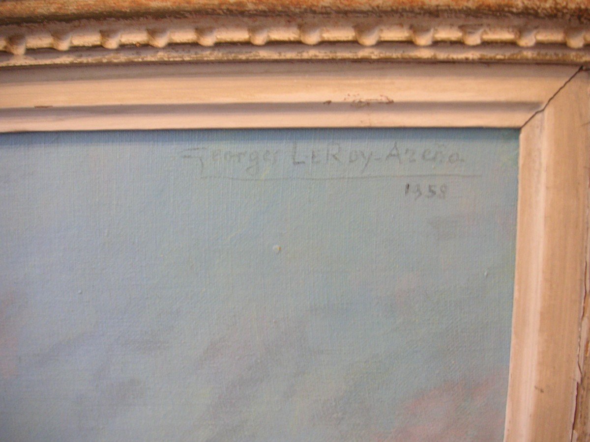 Leroy-arena Georges 1958 / Oil / Canvas -photo-2