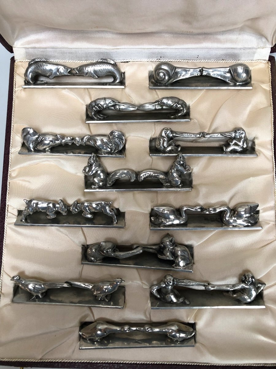 Art Deco Animal Knife Holder-photo-2