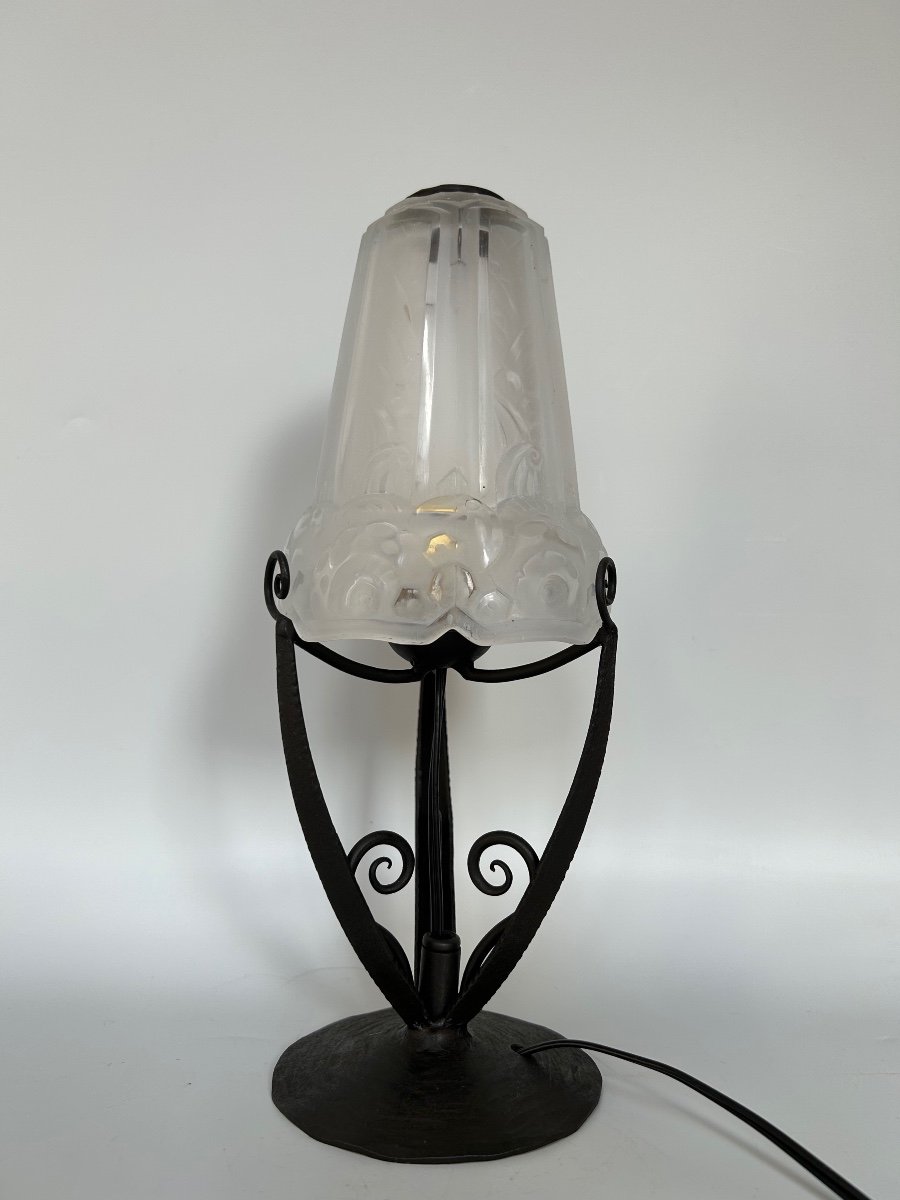 Art Deco Lamp Attributed To Maynadier