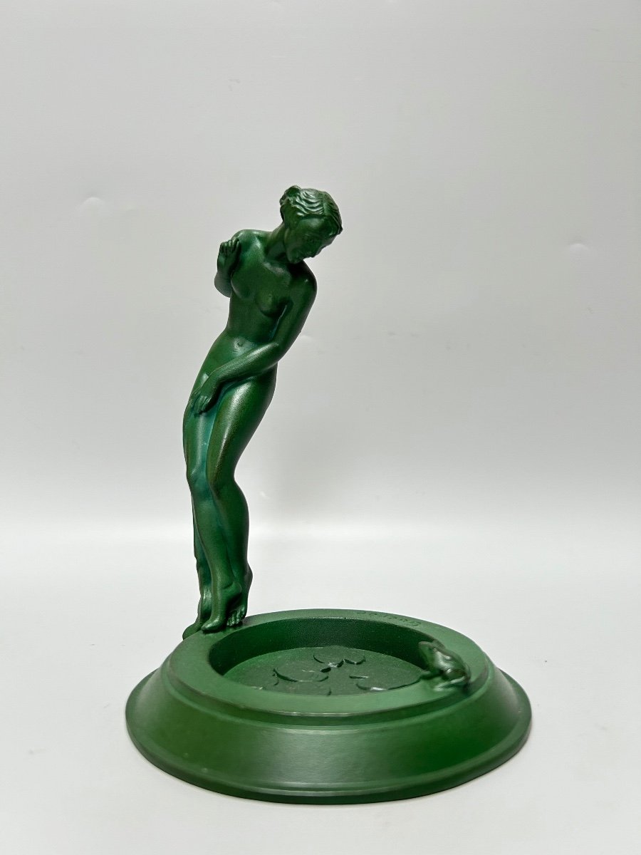 Max Le Verrier Art Deco Sculpture Surprise Model By R. Guerbe