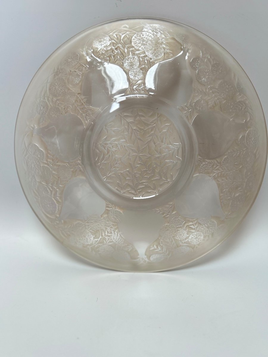 René Lalique Plat Ou Assiette Modèle Vase N1-photo-1