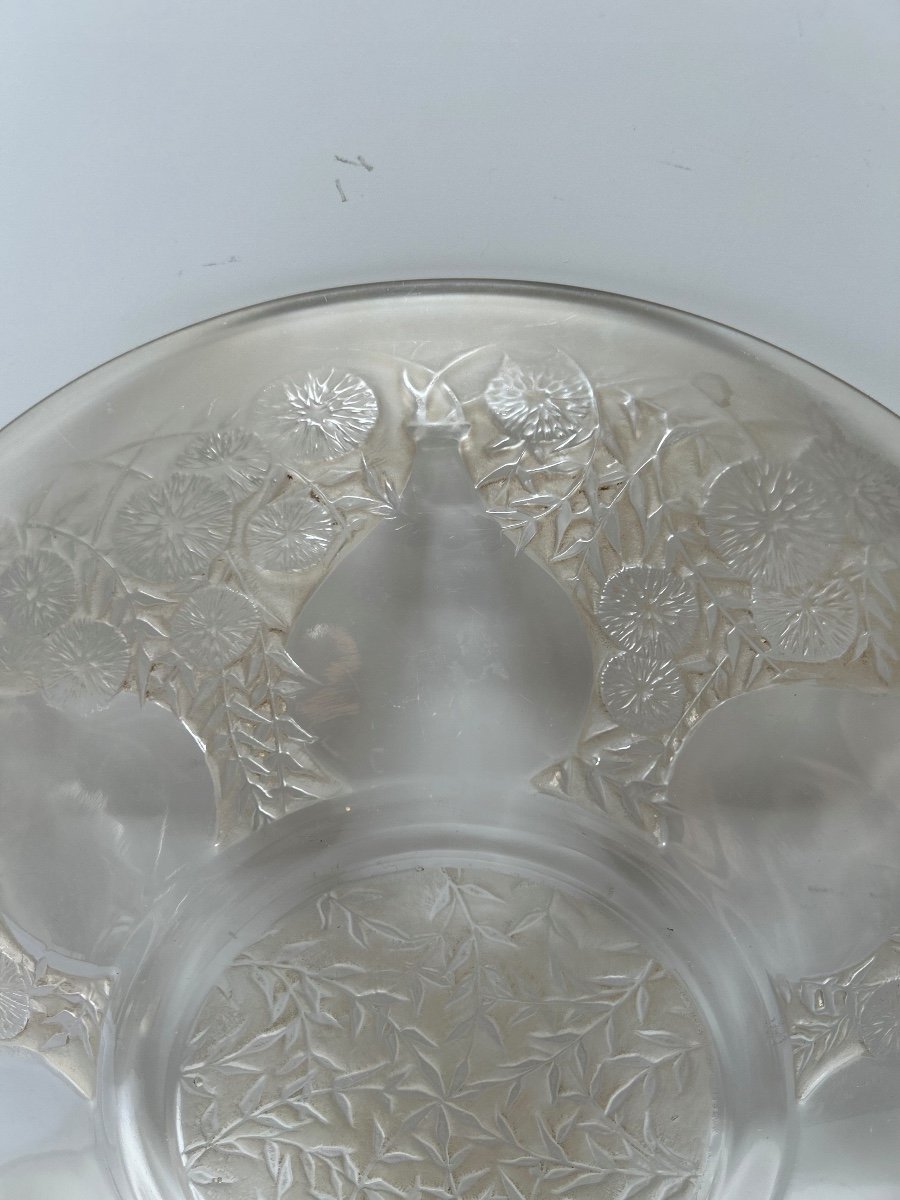 René Lalique Dish Or Plate Vase Model N1-photo-3