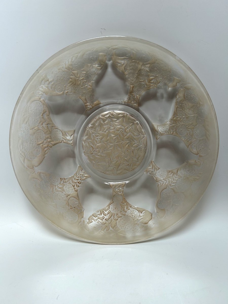 René Lalique Dish Or Plate Vase Model N1-photo-5