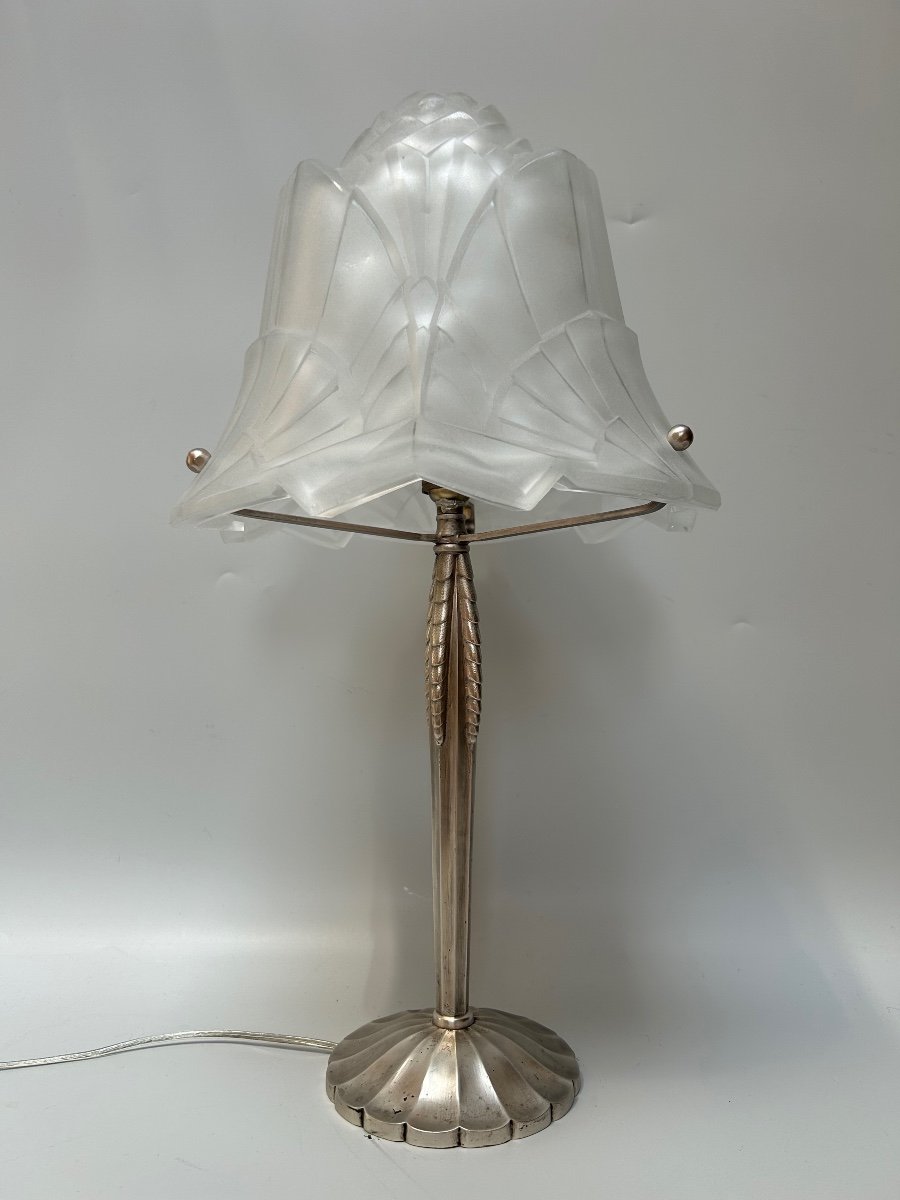 Hugues Lampe Art Déco