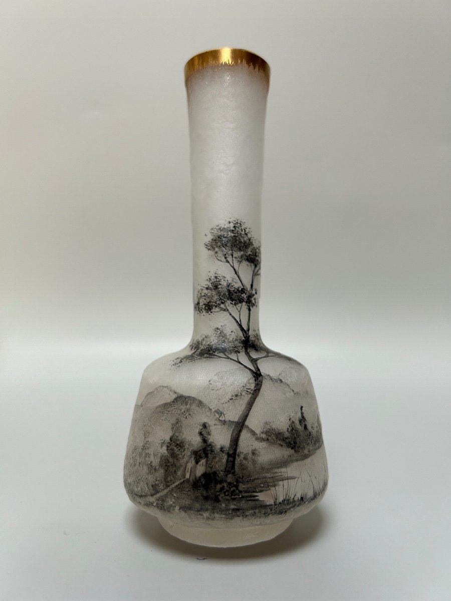 Daum Nancy Art Nouveau Vase -photo-2