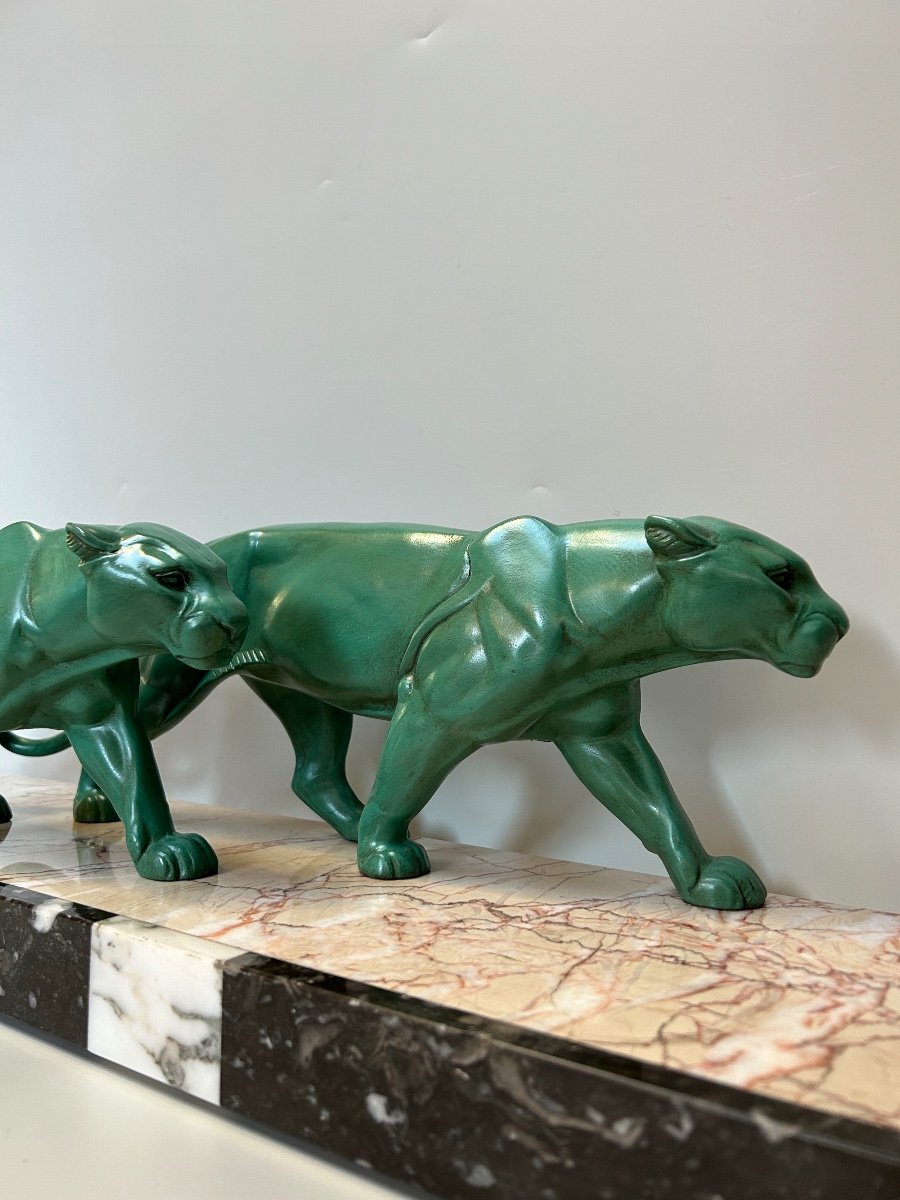 Art Deco Panther Sculpture By Leducq -photo-1