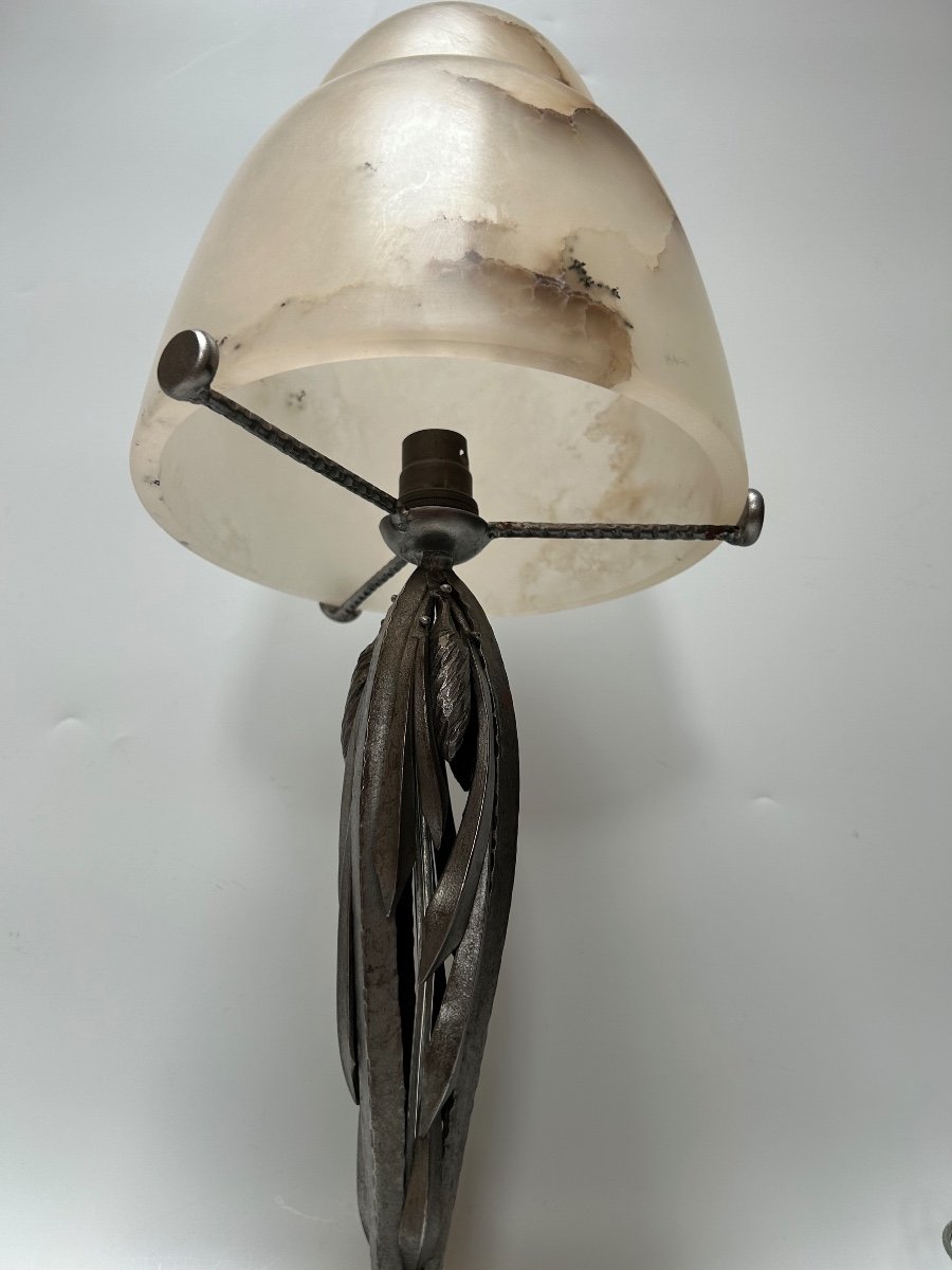 L. Katona Art Deco Lamp -photo-4