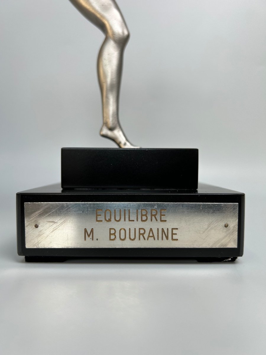 Bouraine Bronze Art Déco ( équilibre )-photo-4