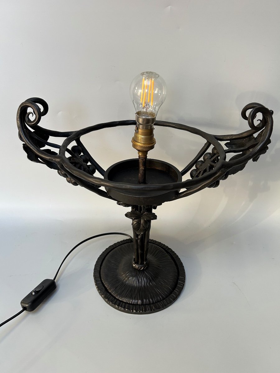 Hettier Et Vincent Art Deco Lamp -photo-4