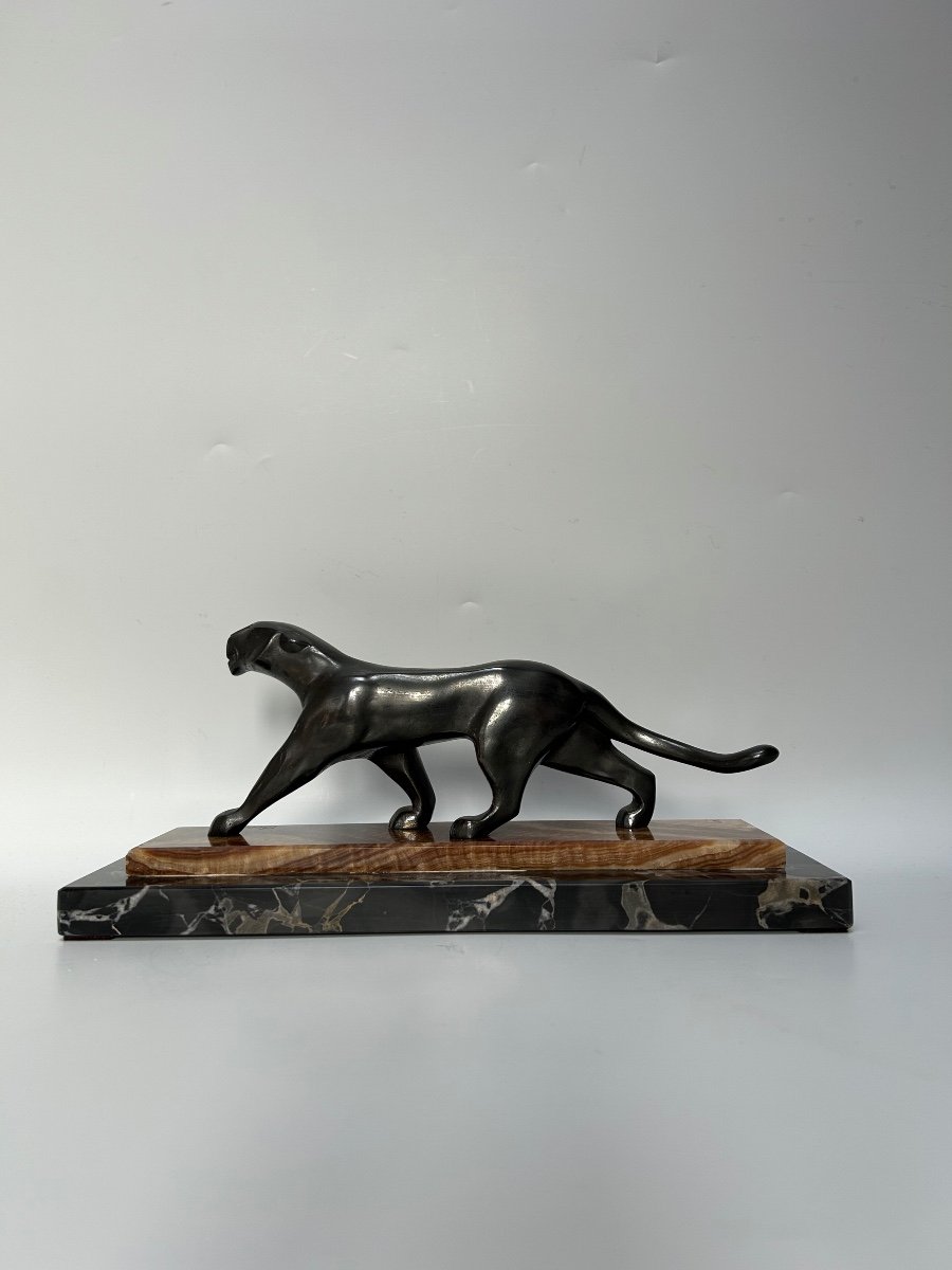 Art Deco Panther Signed Decoux