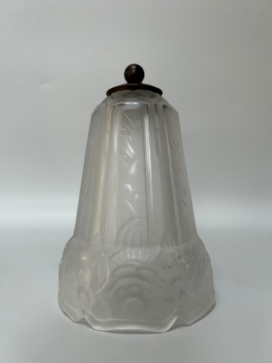 Art Deco Lamp Signed Maynadier -photo-1