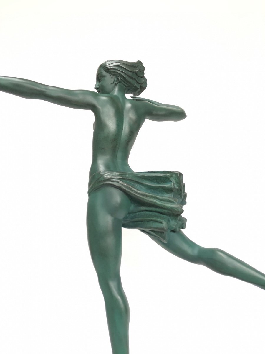 Max Le Verrier Art Deco Sculpture (atalante)-photo-3