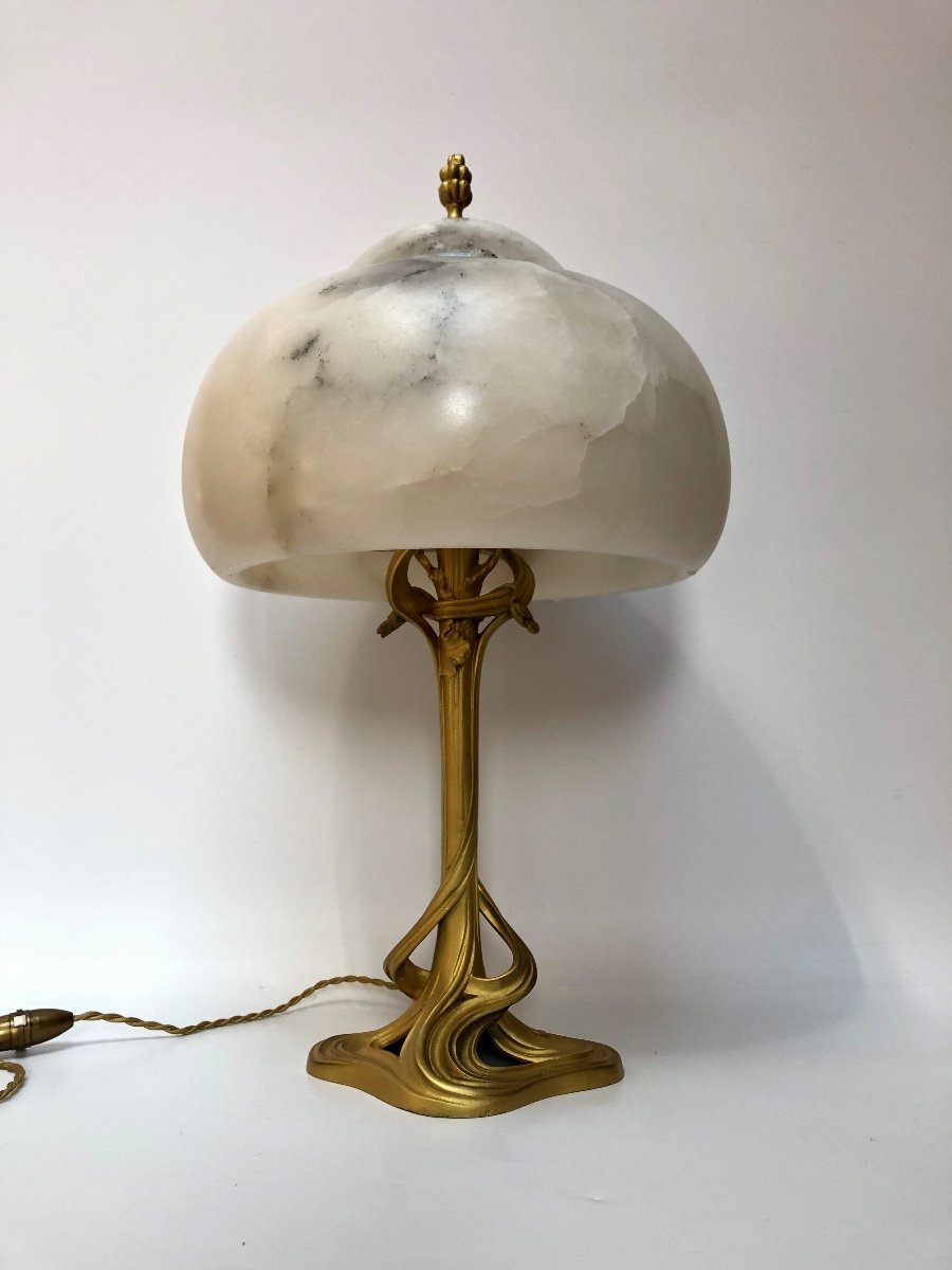 Proantic: Lampe Réveil Art Nouveau