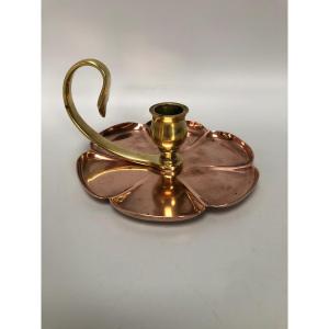 Was Benson Art Nouveau Candle Holder