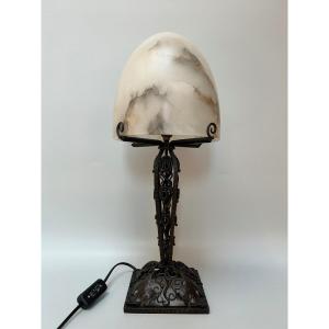 Edgar Brandt Art Deco Lamp 