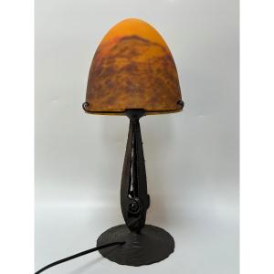 Muller Frères Luneville Lampe Art Déco 