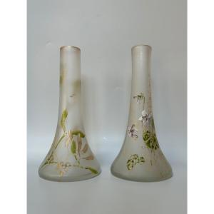 Paire De Vases  Art Nouveau 