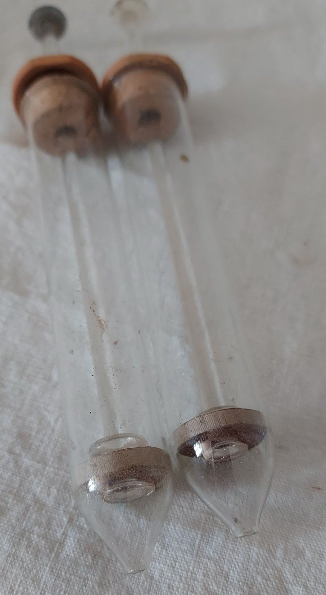 Three Glass Veterinarian Syringes For Insemination -photo-5