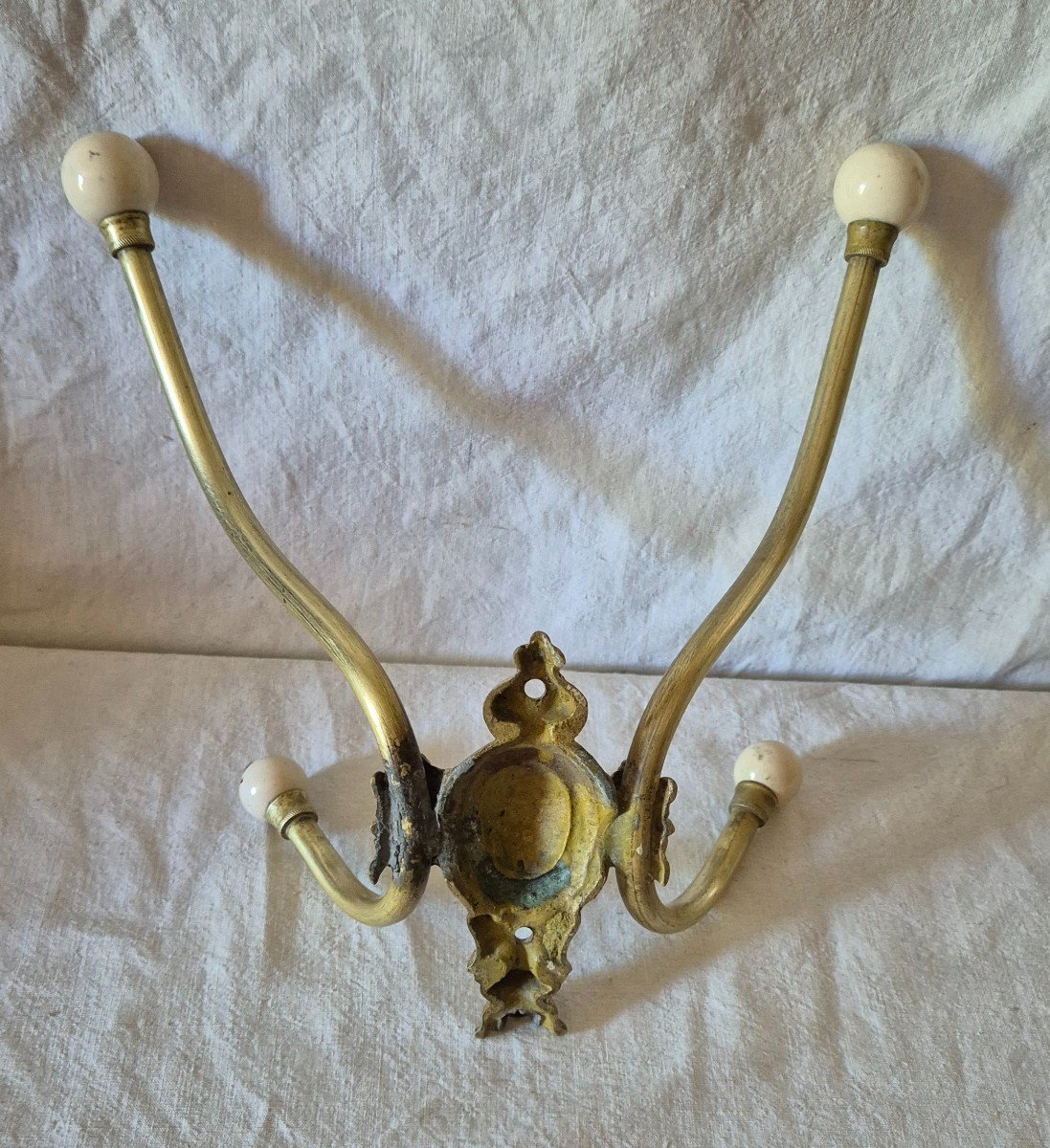 Bronze And Porcelain Butterfly Coat Rack -photo-1