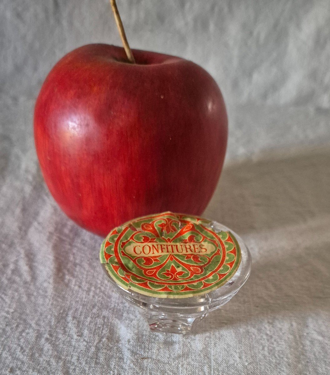 Spécial Poupée: Pot De Confiture Miniature En Verre, Modèle évasé 