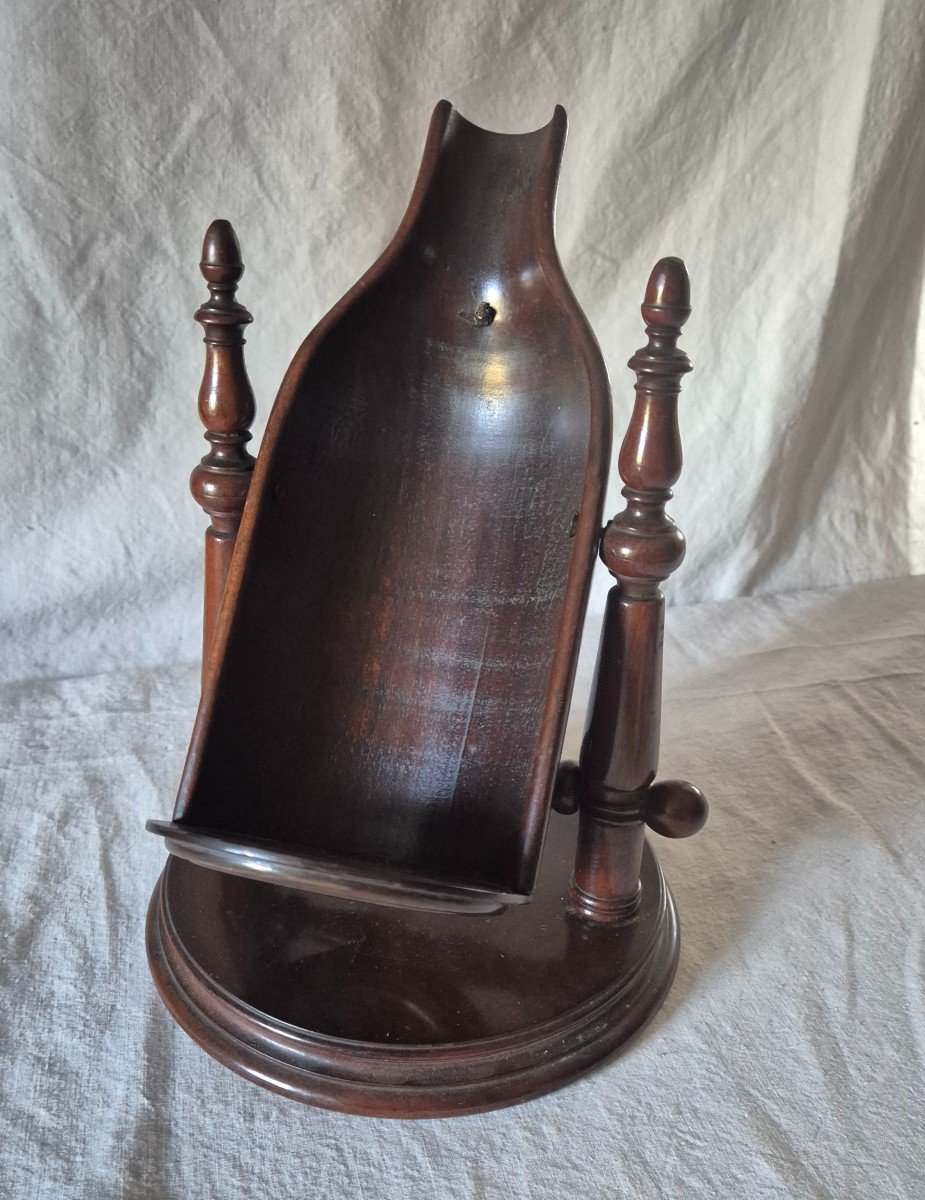 Mahogany Wine Decanter Of English Origin First Half Of The 20th Century -photo-4