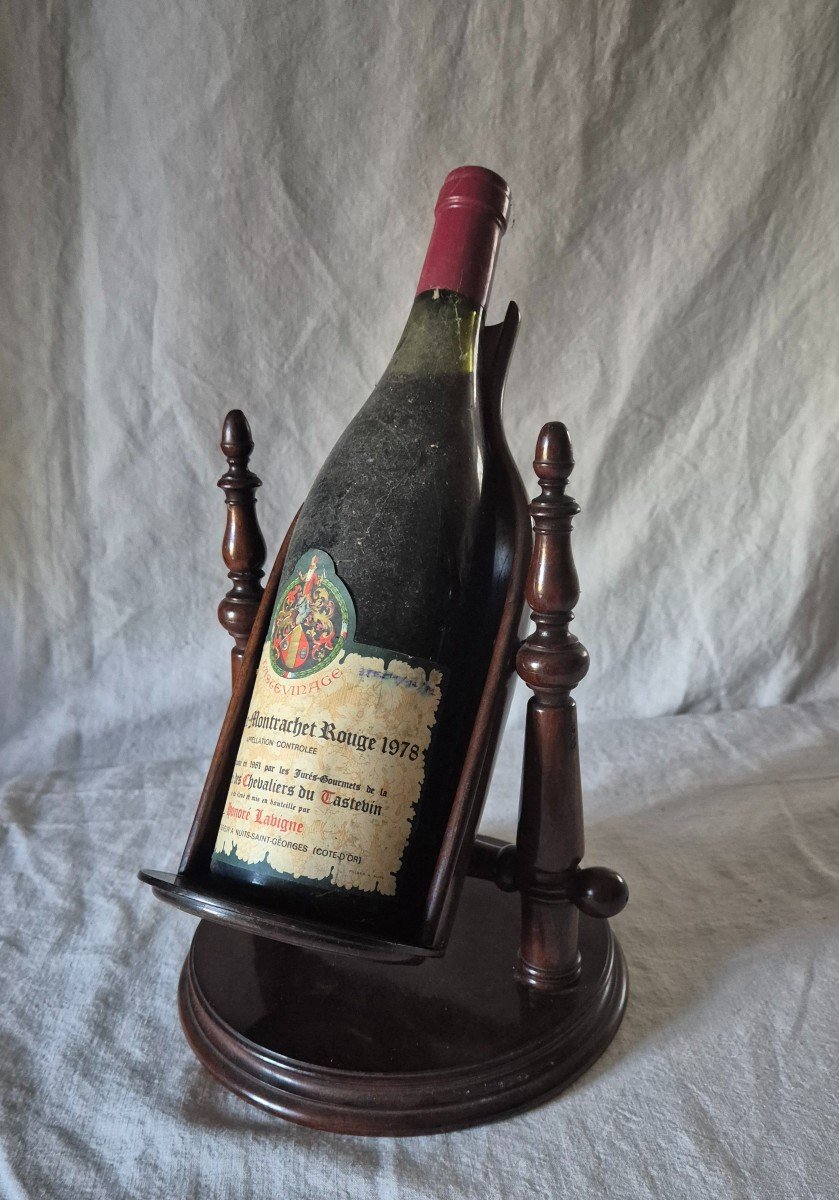 Mahogany Wine Decanter Of English Origin First Half Of The 20th Century 