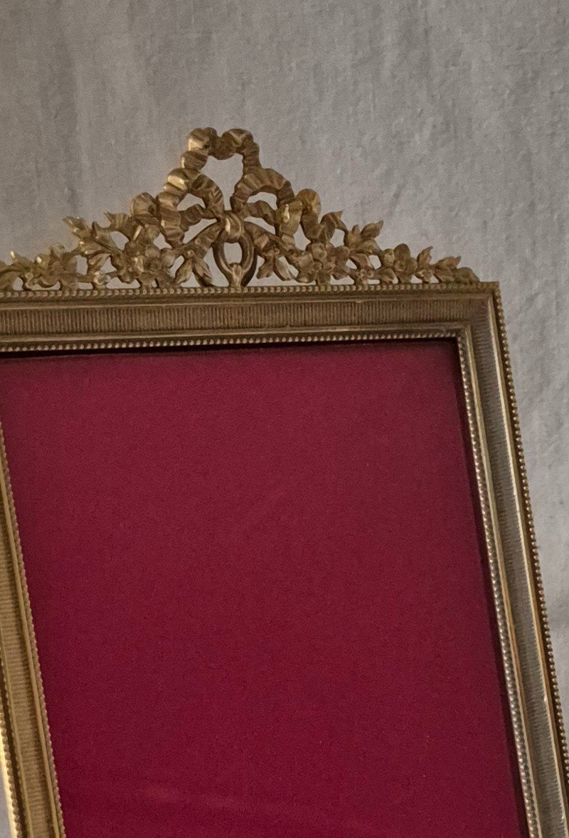 Gilded Bronze Photo Frame Napoleon III Album Format -photo-4