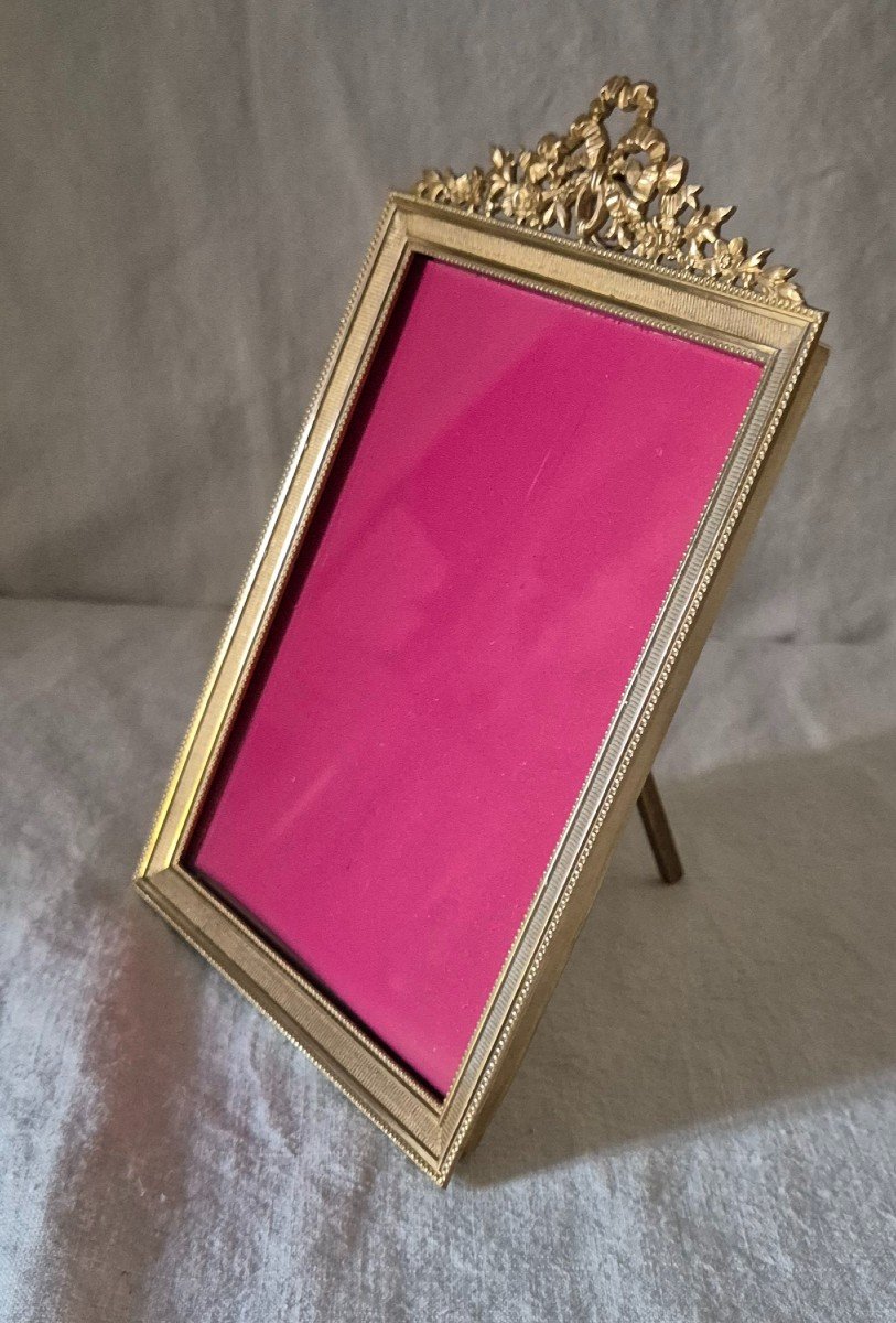 Gilded Bronze Photo Frame Napoleon III Album Format -photo-5