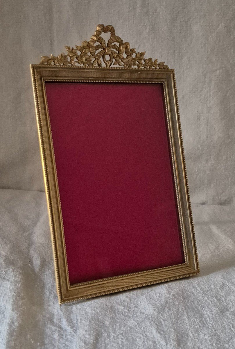 Gilded Bronze Photo Frame Napoleon III Album Format 