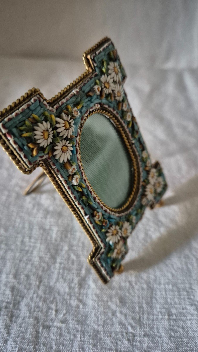 Small 19th Century Murano Glass Mosaic Photo Frame -photo-3