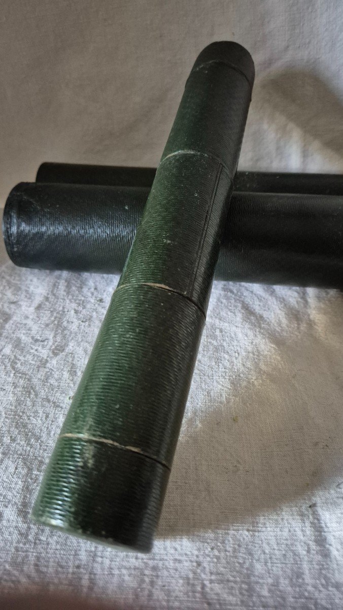 Empire Green Leather Writing Roller-photo-2