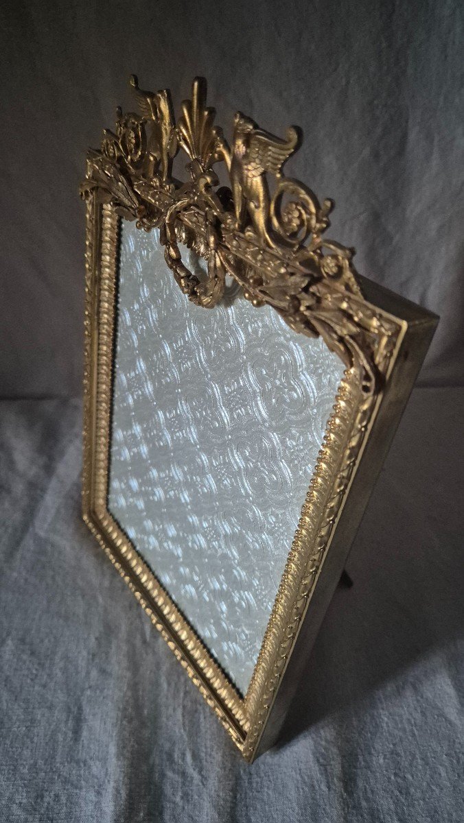 Empire Style Gilt Bronze Photo Frame -photo-5