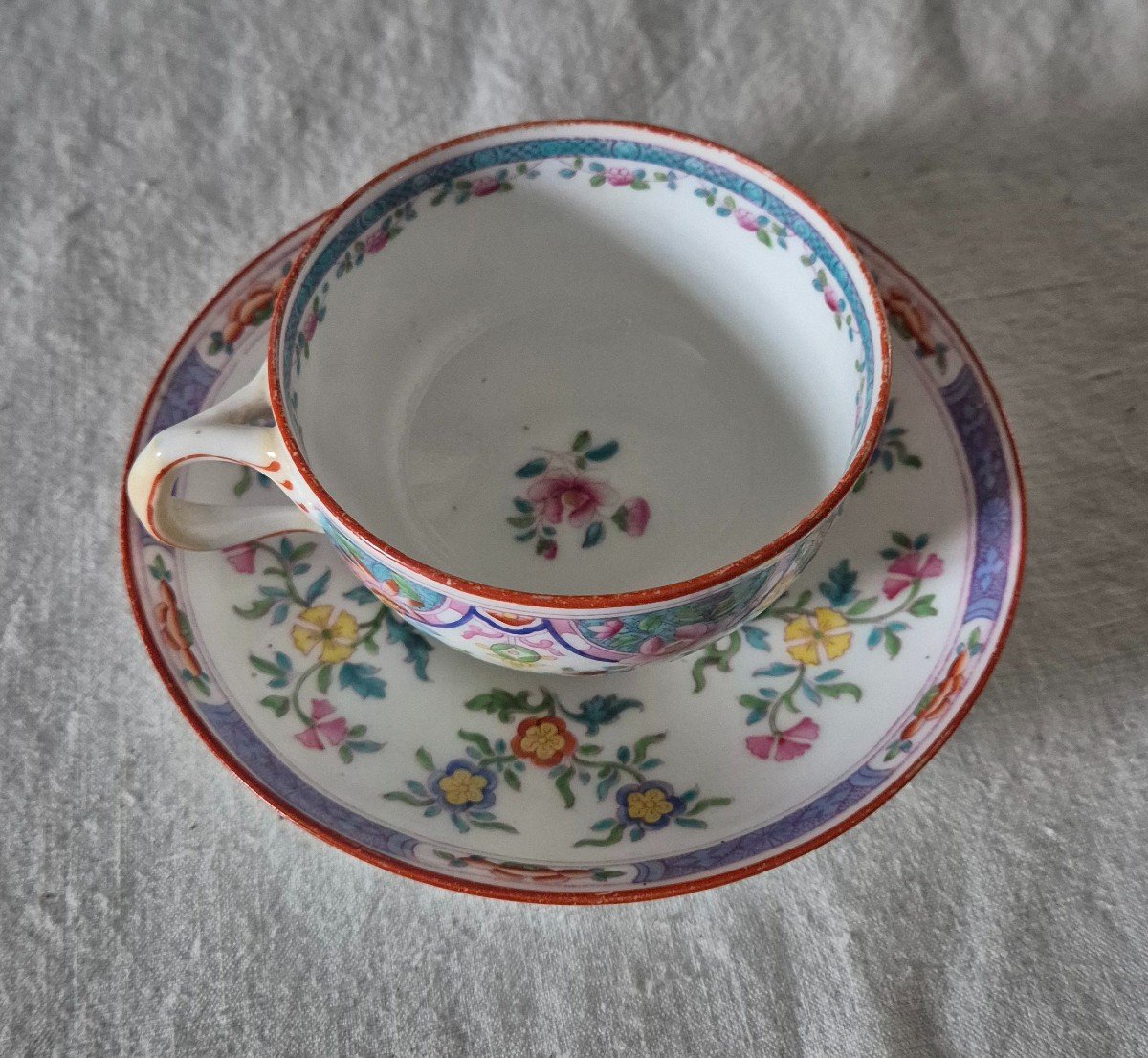 Fine Bone China Teacup By Minton Of Staffordshire, England -photo-4