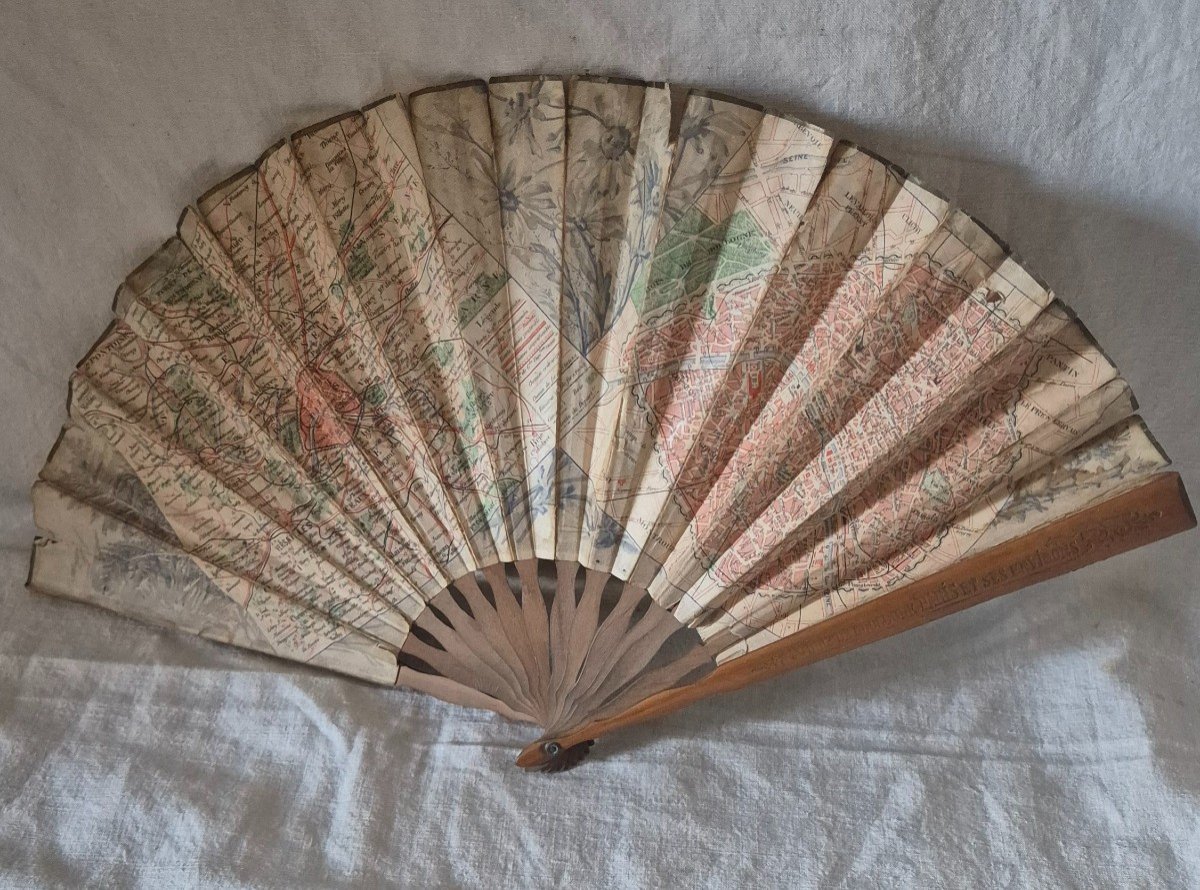 Practical And Useful Fan For Parisian Cyclists Of The End Of The 19th Century -photo-3