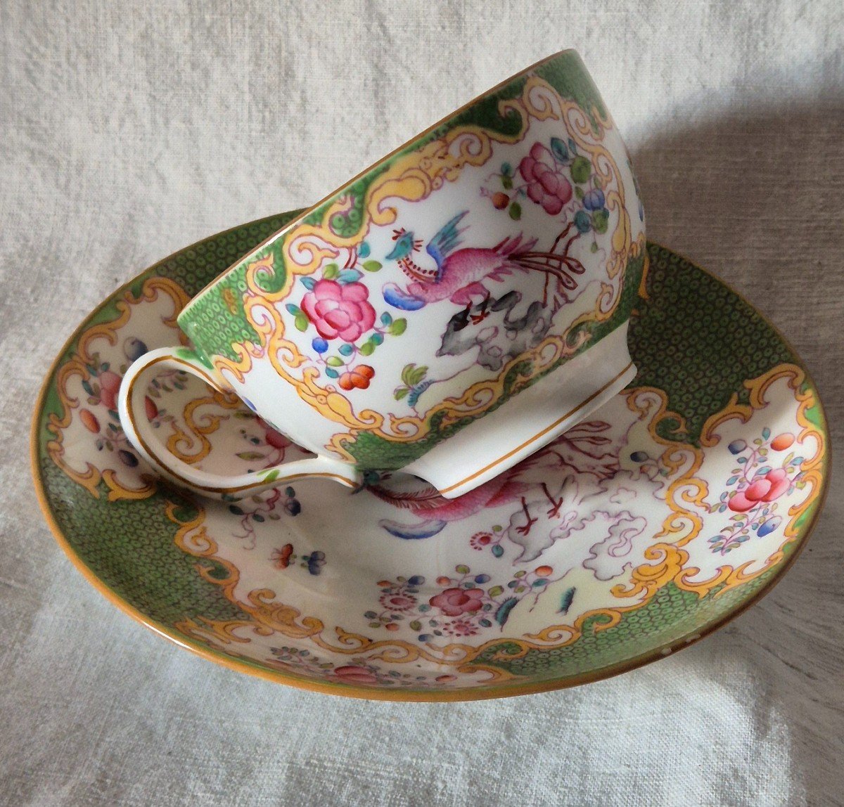 Tasse à Thé En Porcelaine Fine De Minton Staffordshire Angleterre -photo-8