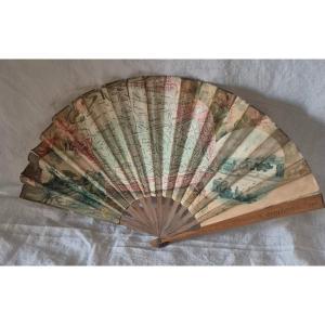 Practical And Useful Fan For Parisian Cyclists Of The End Of The 19th Century 