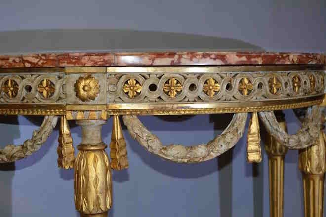 Golden Wood Console-photo-2