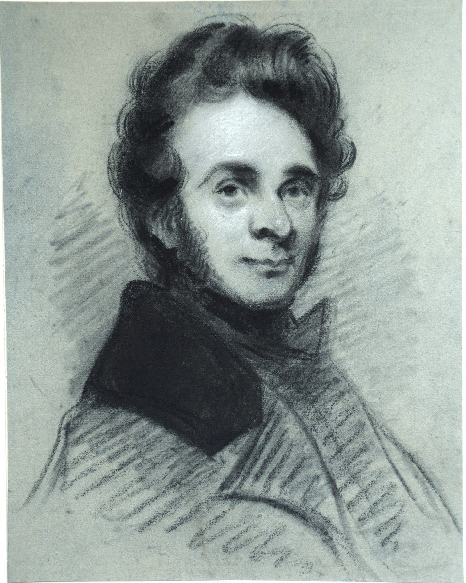 Ecole Française, Vers 1820. Portrait d'Homme.