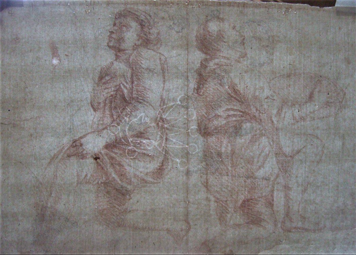 Dutch School, Circa 1700. Figure Studies.-photo-1