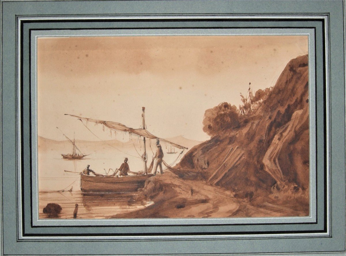 Henri Rolland. Pair Of Orientalist Watercolors. Framed.