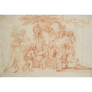 French School, Close To Claude Gillot, Around 1700. Bacchanal.