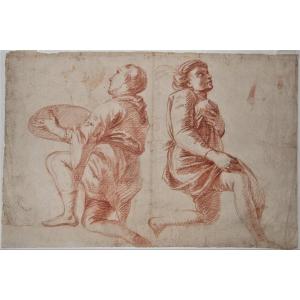 Dutch School, Circa 1700. Figure Studies.