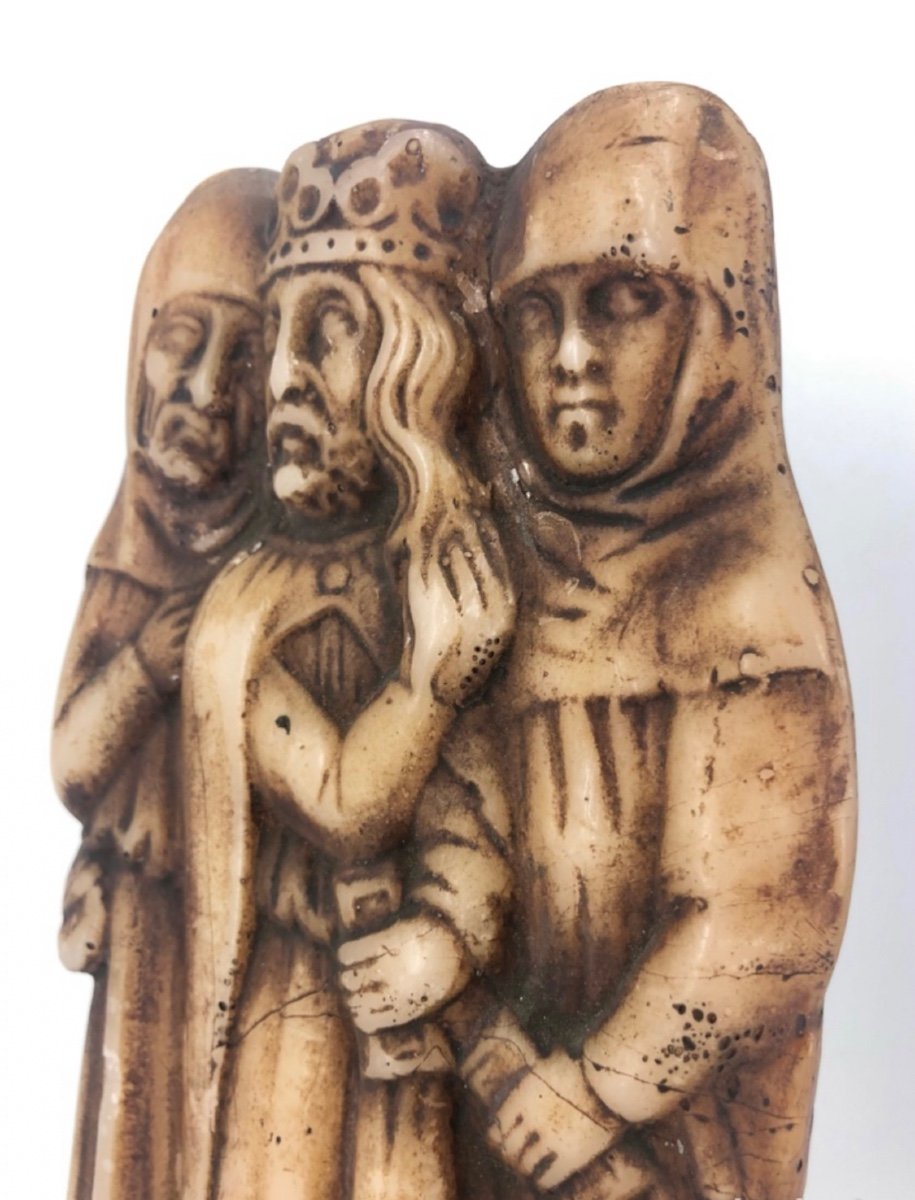 Exceptional Gothic Reliquary In Wax. 14th/15th Century. France. Claramontensis.-photo-6