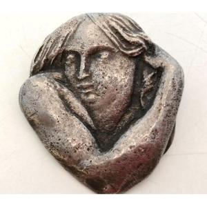 Manolo Hugue (1872/1945). Silver Brooch. Modernism. Avant-gardes. Picasso.