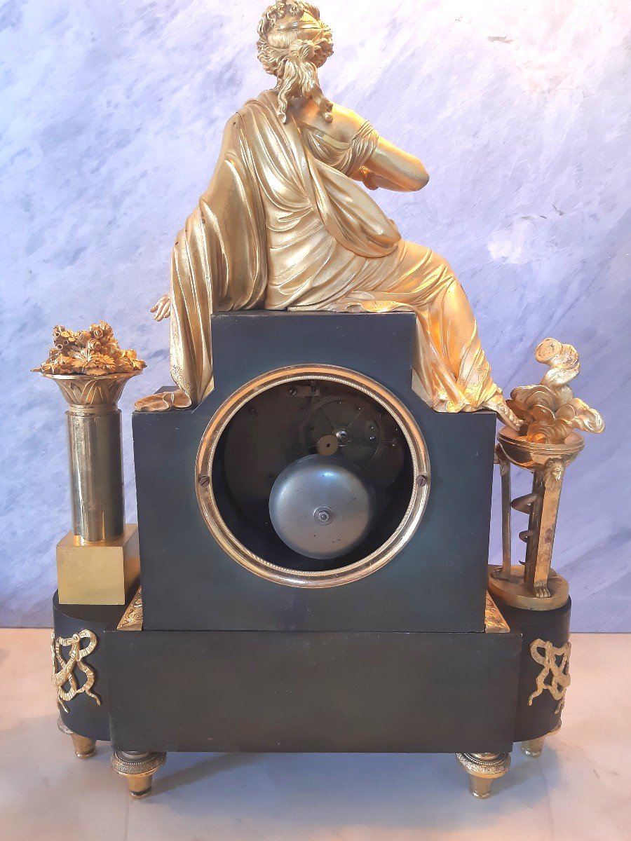 French Empire Clock Cleopatre-photo-3